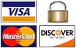 We Accept Visa and MasterCard